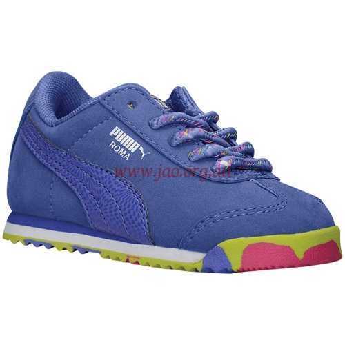 (Blue Iris) Puma Roma Girls' Toddler Australia Shoes - 819701